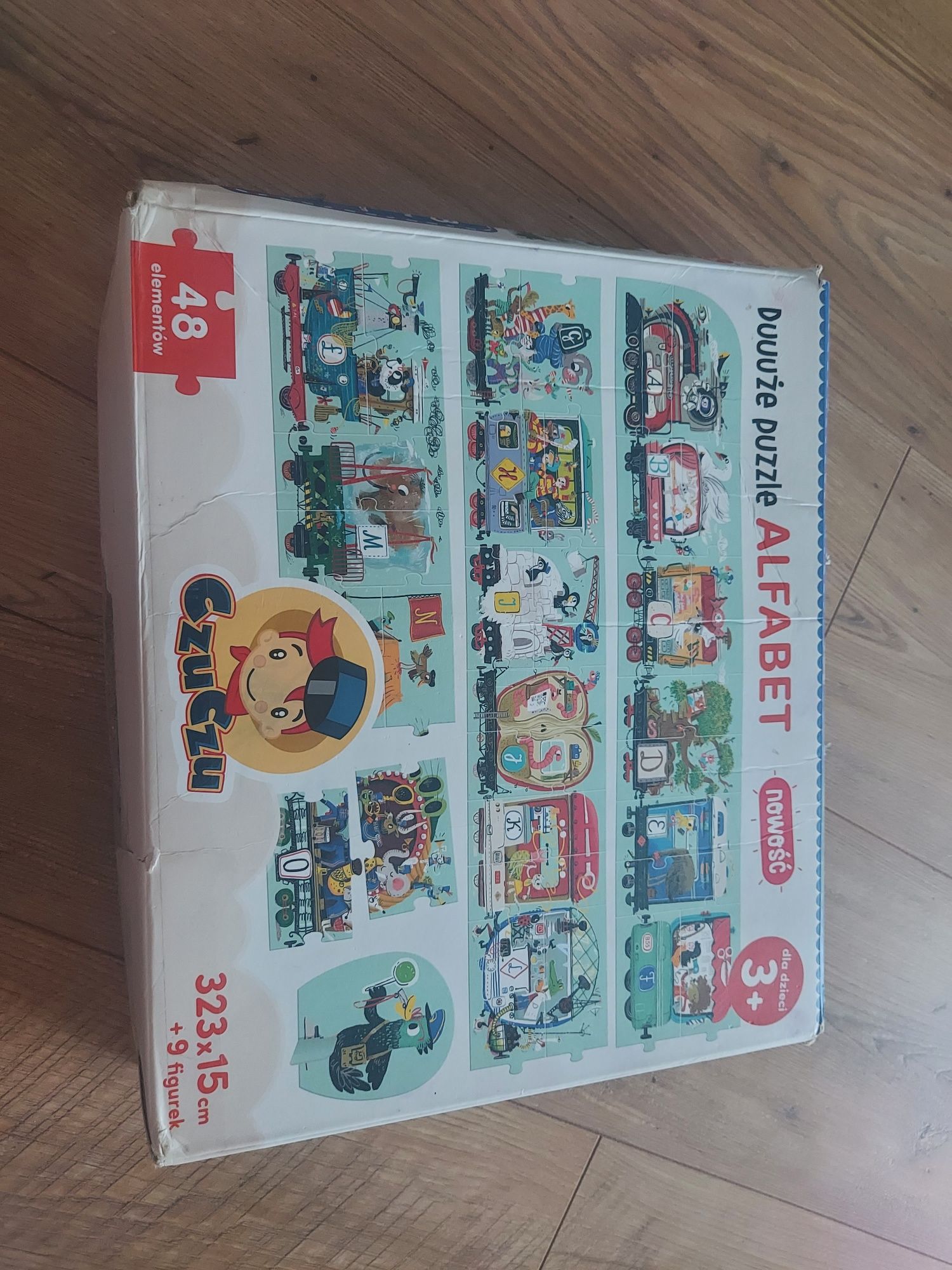 CzuCzu. Duuuże puzzle z dziurką. Alfabet
