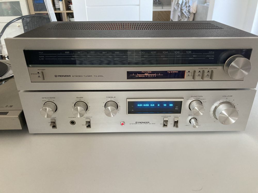 Pioneer Sa 510 tuner TX 410L gramofon PL 200