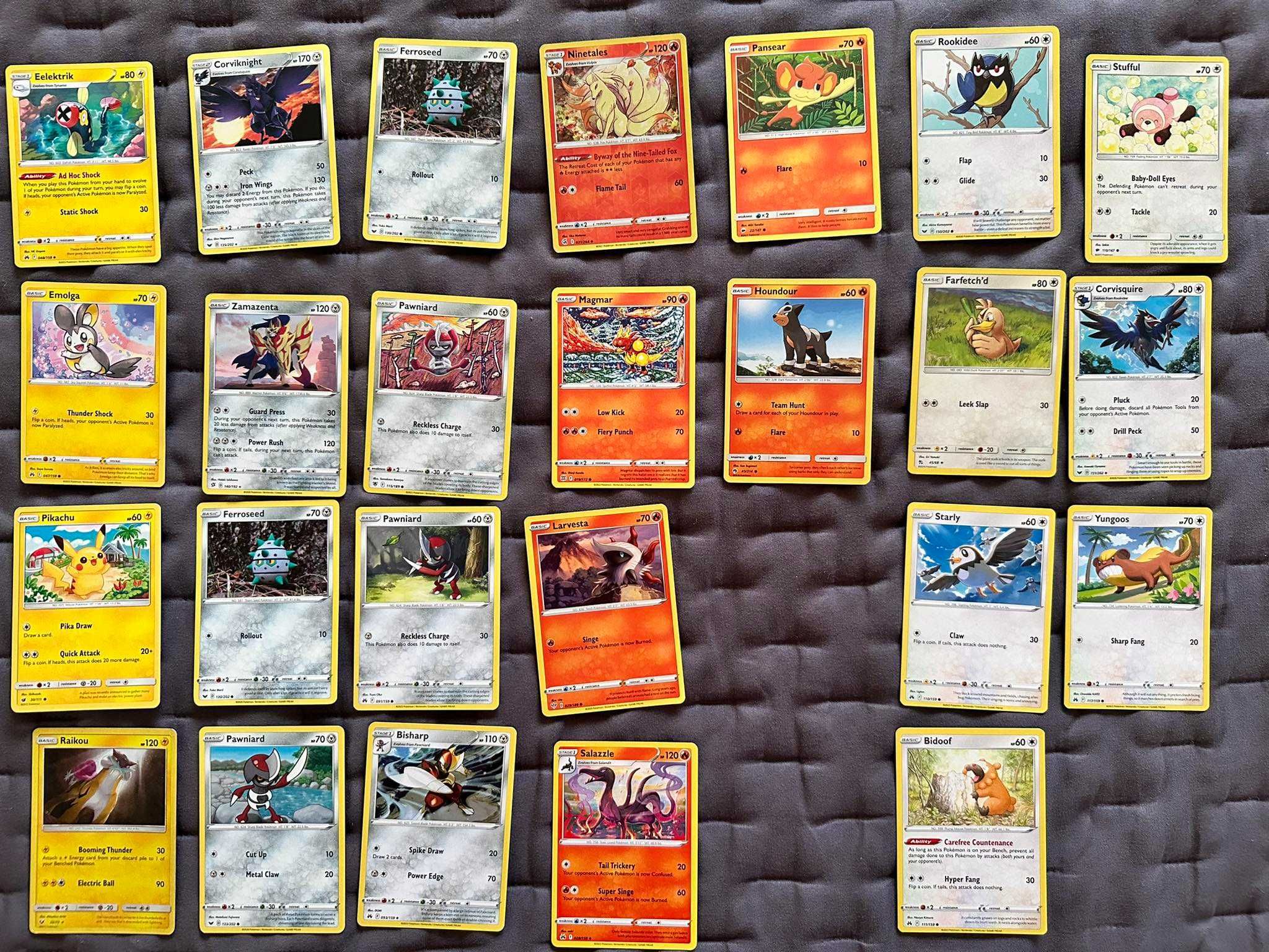 Cartas Pokémon Originais