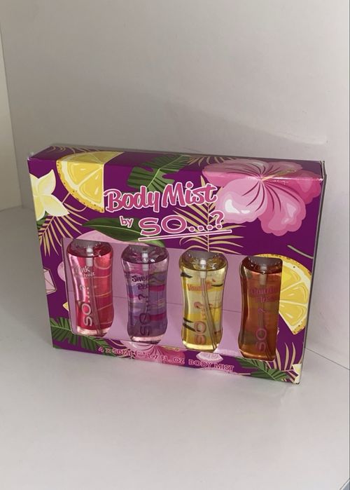 So? Body Mist Zestaw Zapachowych Mgiełek do Ciała