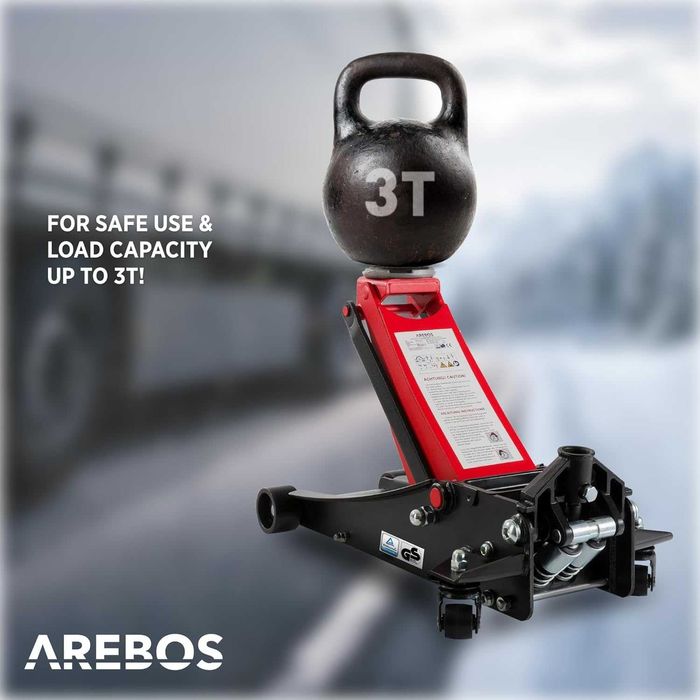 Arebos gumowa nakładka 110 mm na podnośnik samochodowy 3T