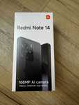 Redmi Note 14. 8/256GB Czarny, Fabrycznie Nowy, Zafoliowany. Unlocked