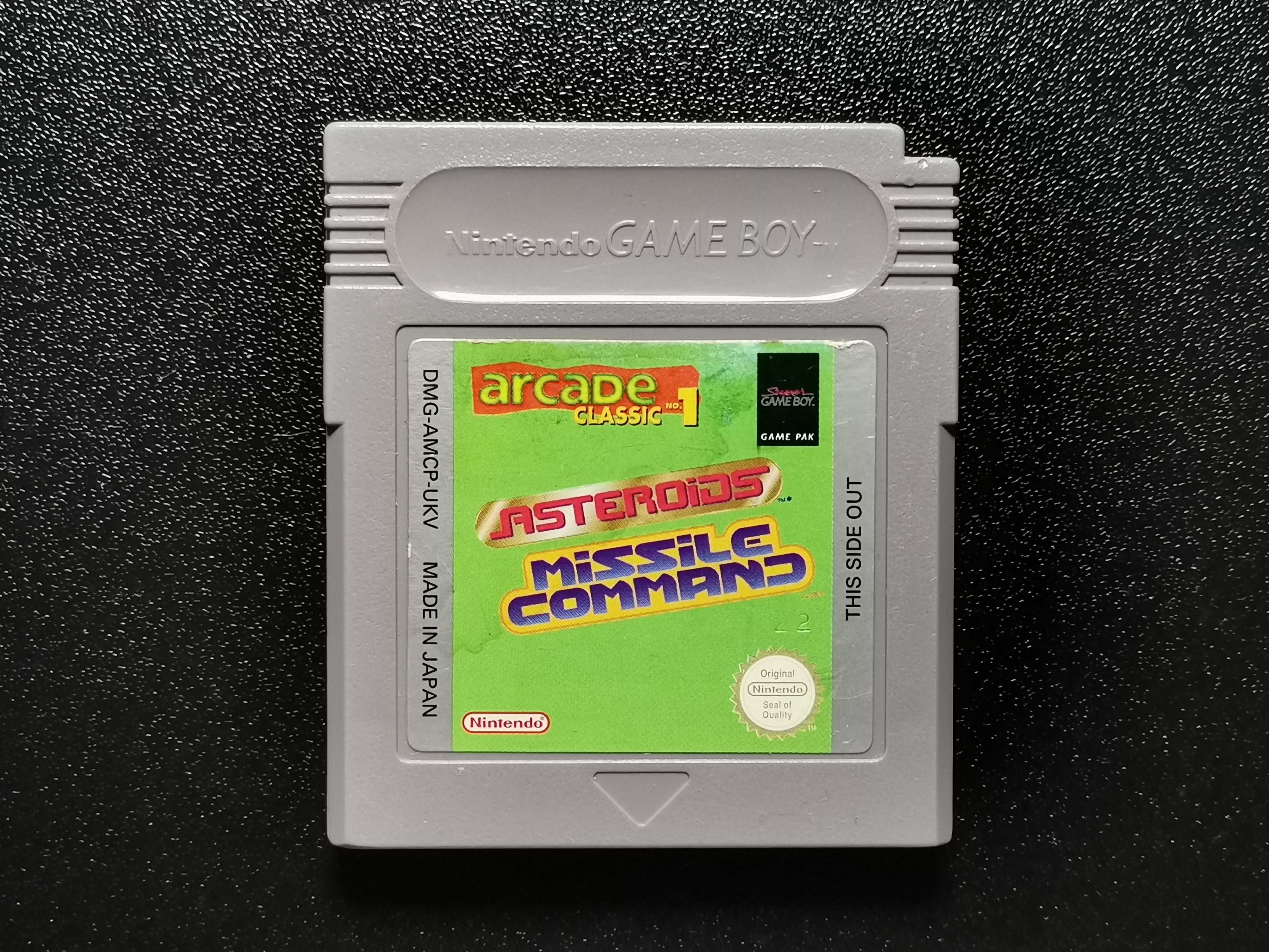 Nintendo Game Boy Asteroids Missile Command