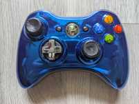 Kontroler Xbox 360 Pad Chrome Blue Niebieski