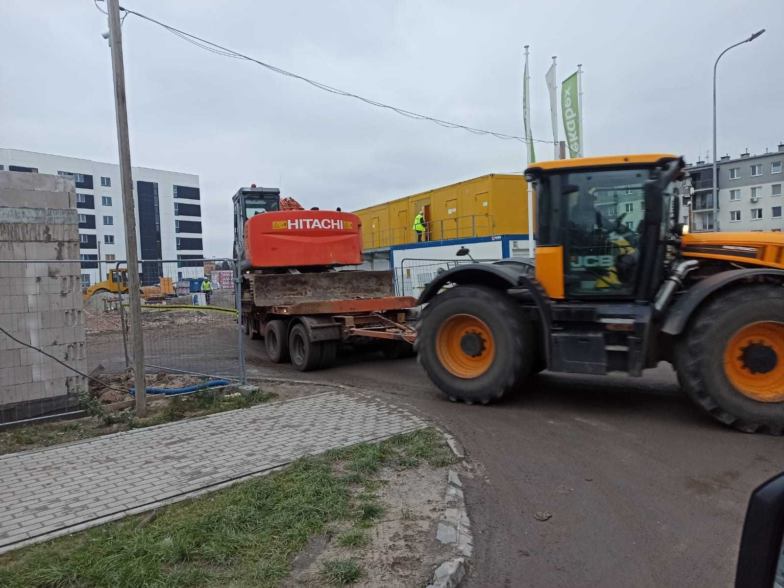 Wynajem Usługi ładowarka teleskopowa Zwyżka  koparka kołowa mini kucie