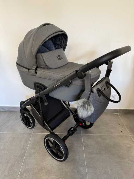 [OUTLET] Adamex Lumi Air Lux Wózek Głęboko-Spacerowy PS-108 Grafit
