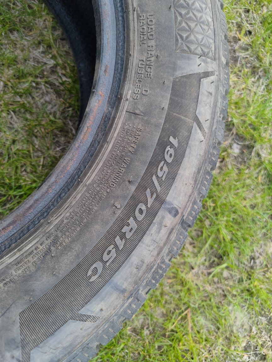 Ducato Jumper opony 195/70R15C wielosezonowe x2 dodatkowo koła x3