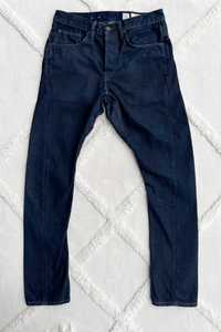 AllSaints granatowe jeansy męskie Rinse Skinny Runner rozm. 30 pas 82