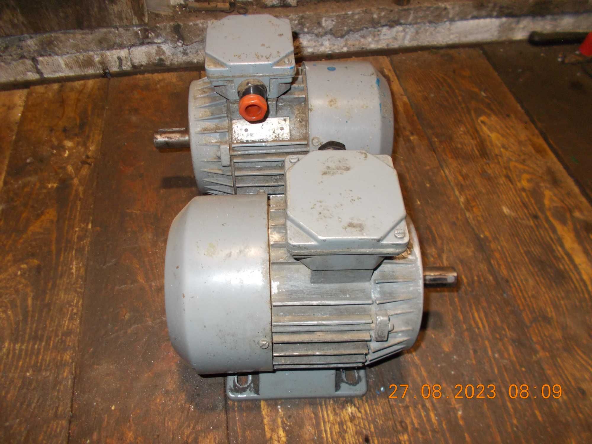 Silnik elektryczny 0.55 kw 1400 obrotów 380 V trójfazowy wysyłka
