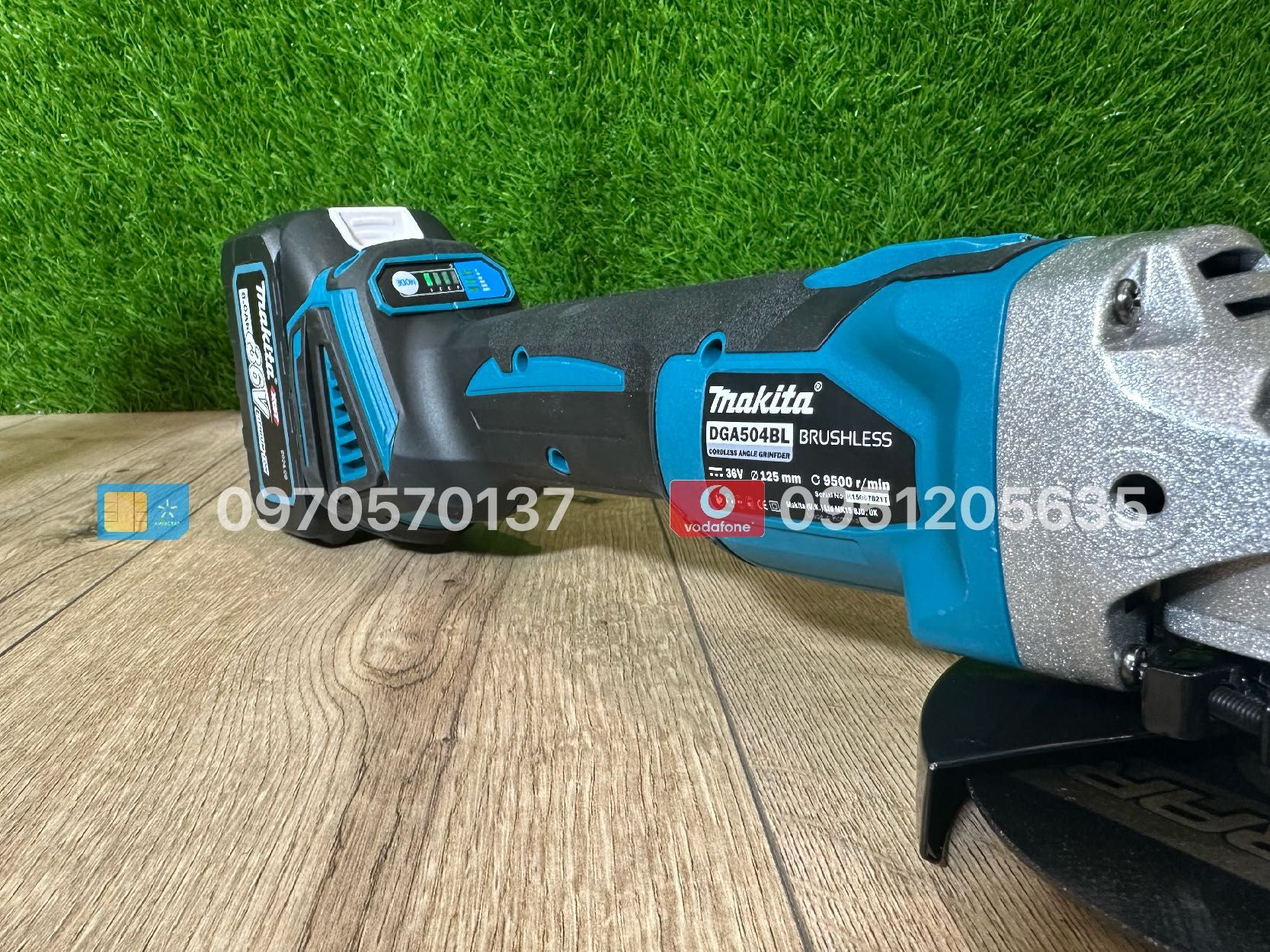 Набір 2в1 Makita Болгарка DGA504BL Гайковерт DTW650BL 36V 8Ah в кейсі