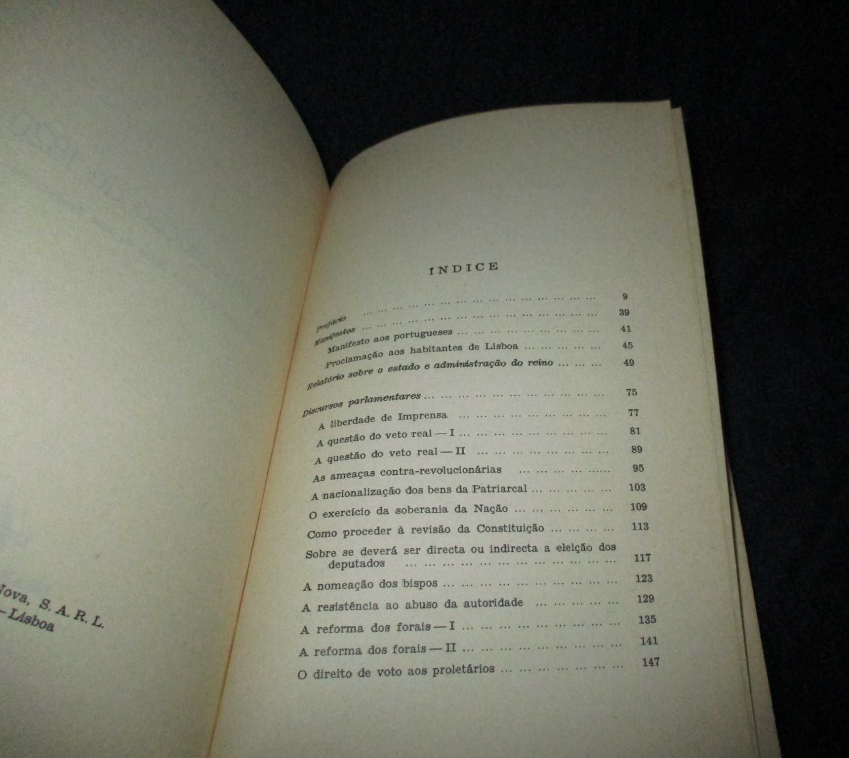 Livro A revolução de 1820 Manuel Fernandes Tomás