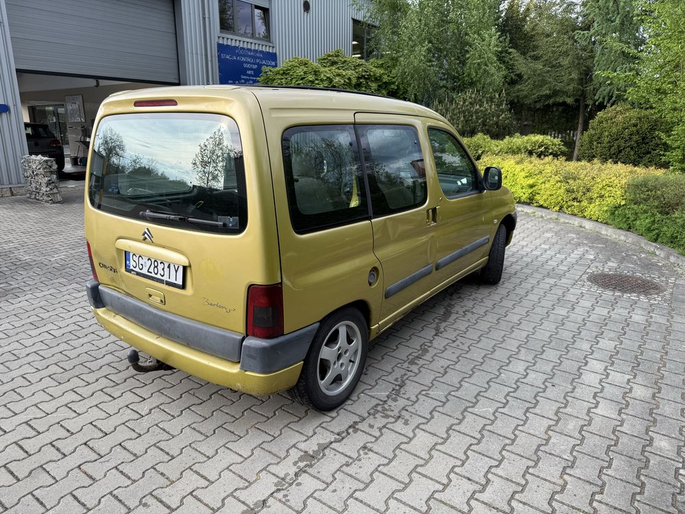 Citroen Berlingo 1.9d Multivan 1999r Falldach Zloty a skromny