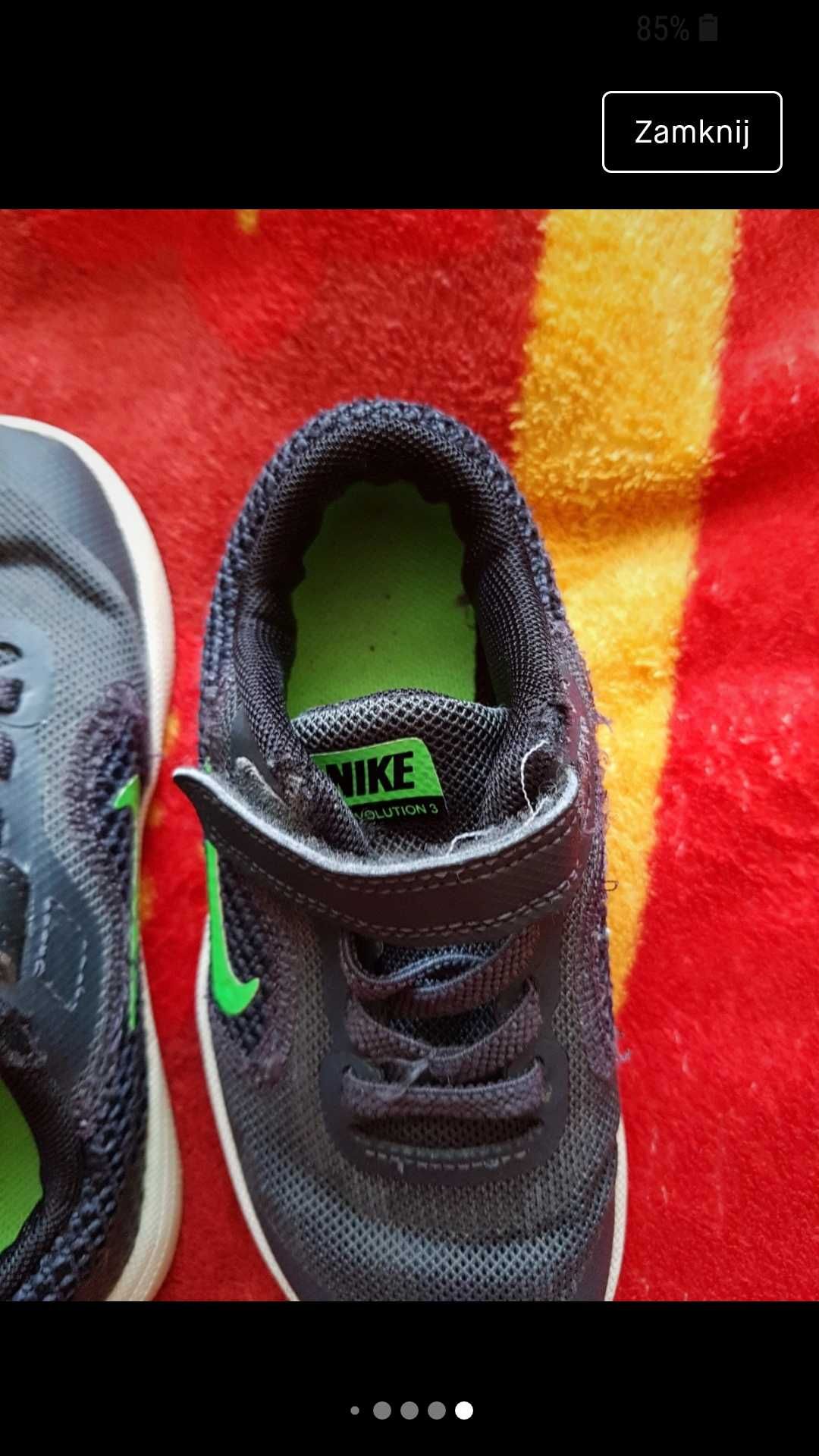 Czano-szare buty Nike 27