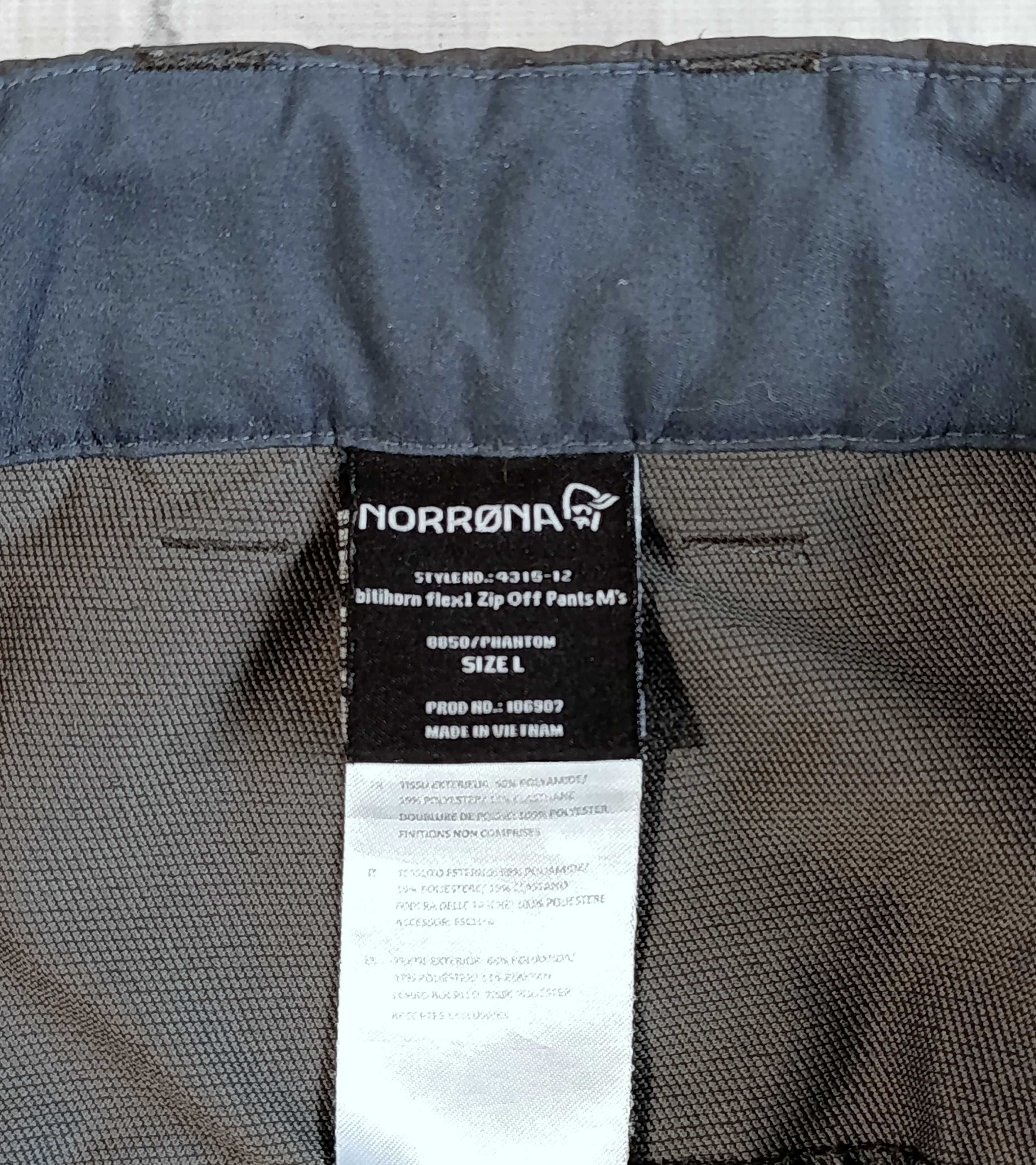 Spodnie spodenki softshell Norrona Bitihorn  r. L