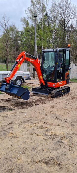 Minikoparka wynajem długoterminowy KUBOTA