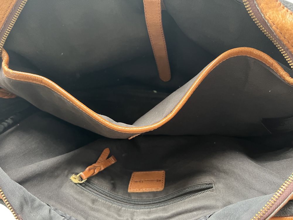Torba skórzana Massimo Dutti