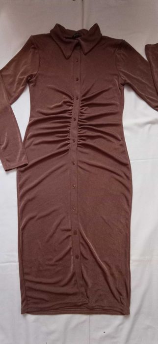 boohoo облегающее платье-рубашка