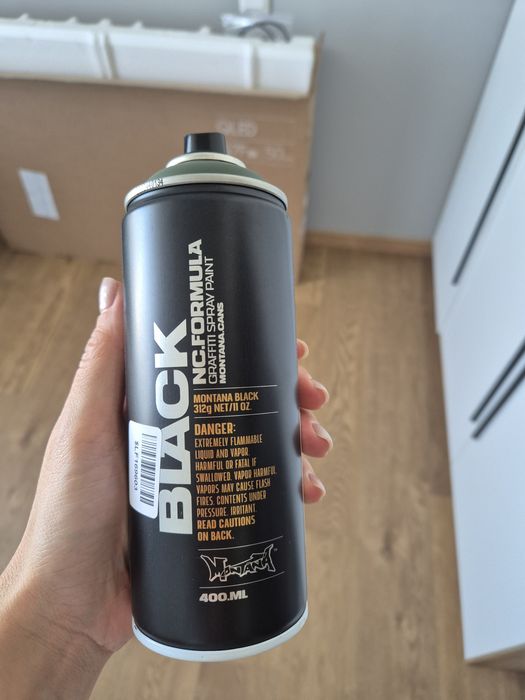 Аерозольна фарба чорна, балончик