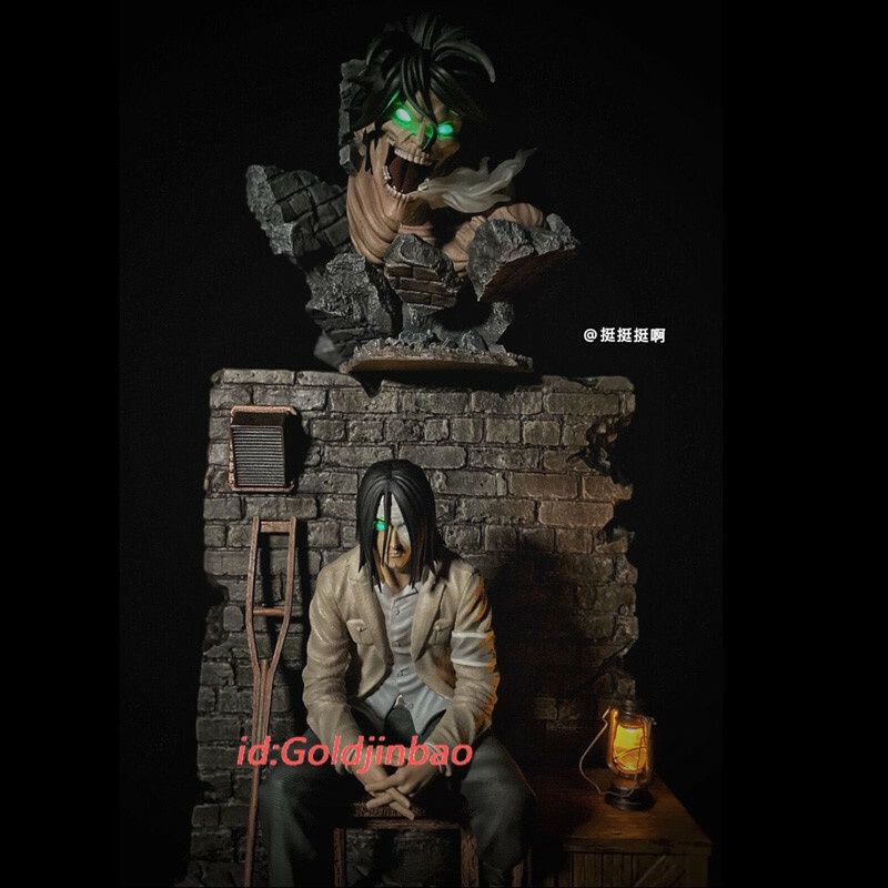 Chikara Studios Attack On Titan Eren Yeager Resin Model 12" Anime Delu