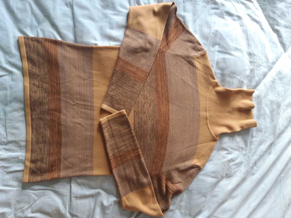 Комплект гольф+шарфик с шёлком