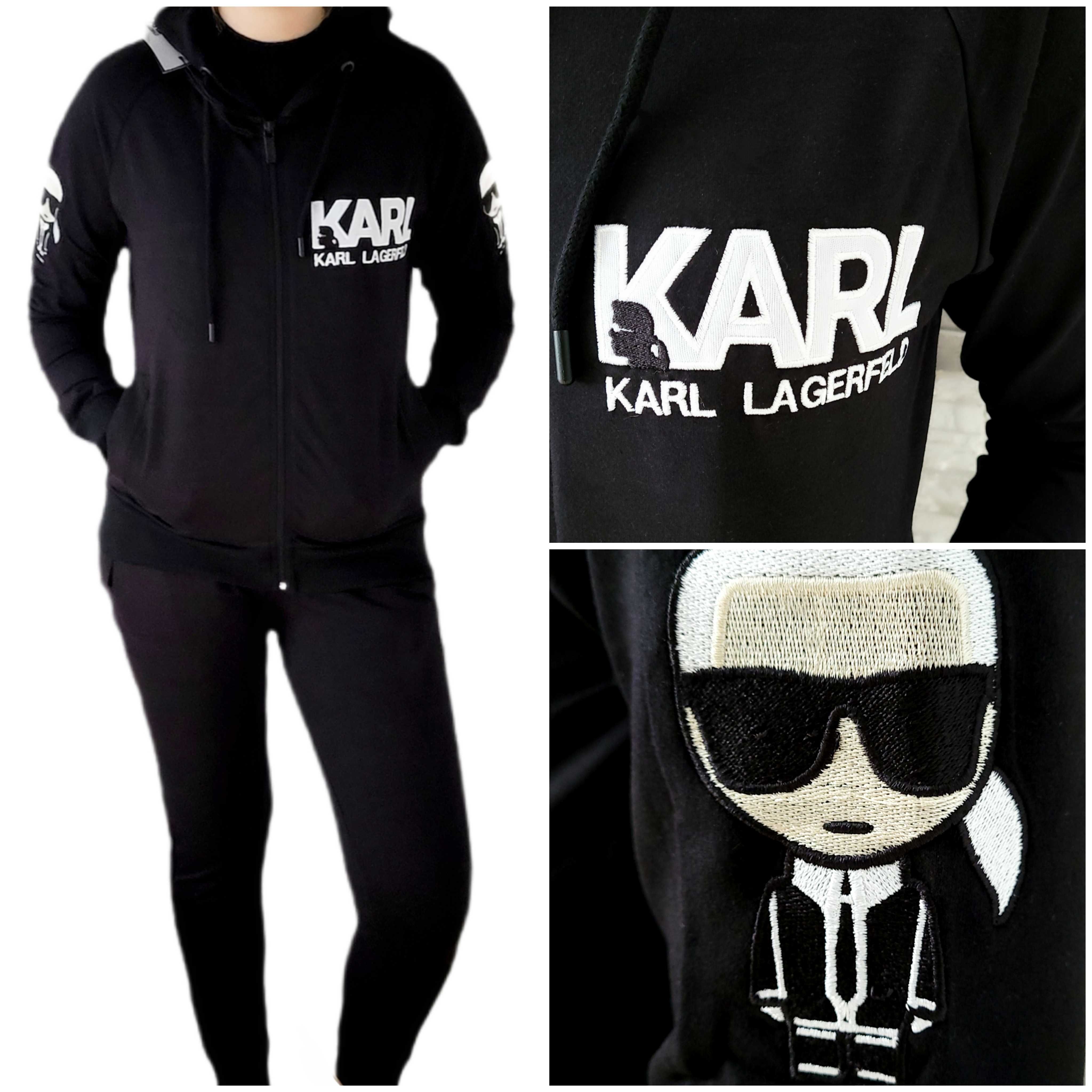 Dres Komplet damski Karl Lagerfeld czarny S