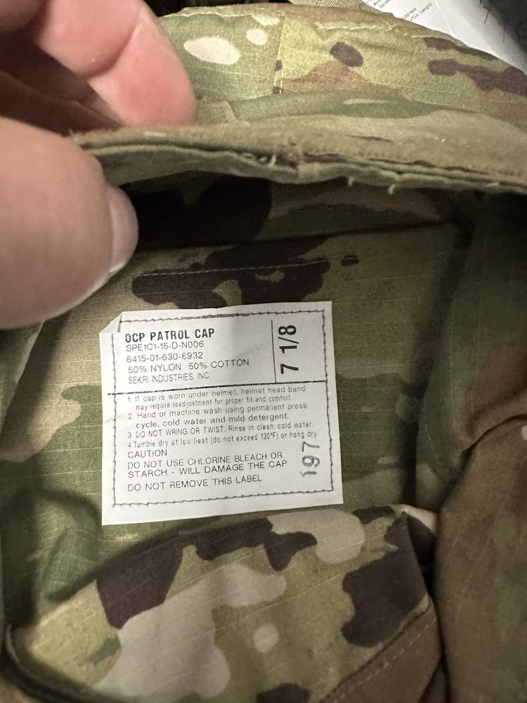 Конрактна кепка армії  США OCP  PATROL CAP