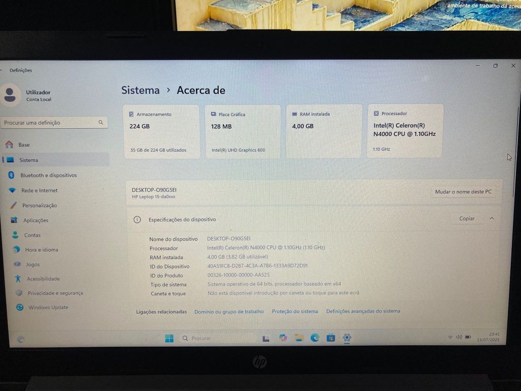 PC / Computador HP em ótimo estado