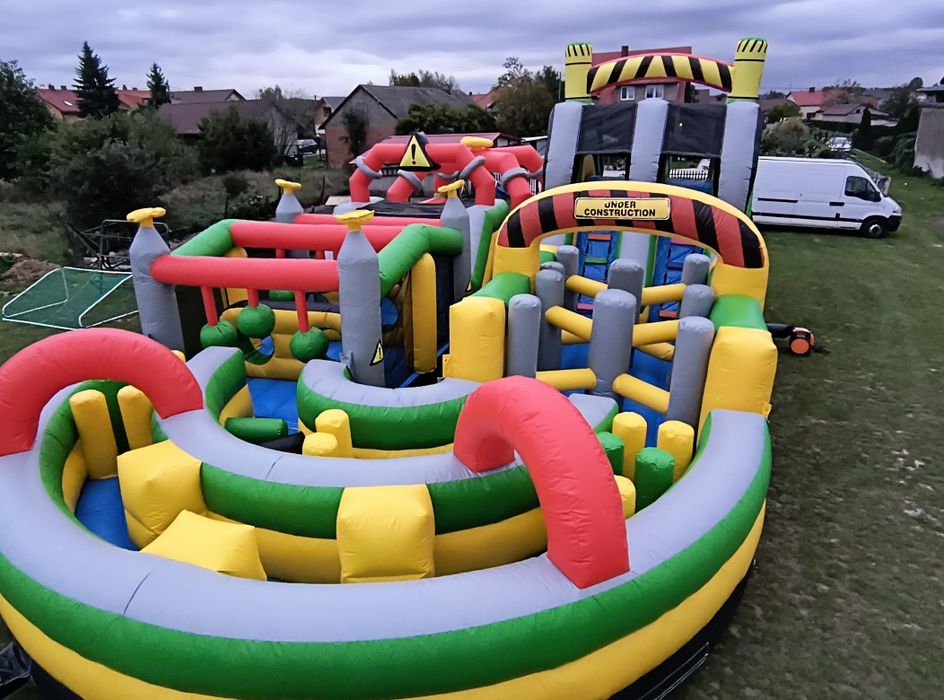 Dmuchaniec Tor Przeszkód Dmuchany 30m Duży Wyjątkowy urodziny Event