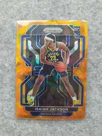 Karta NBA Rookie 2021-22 Prizm Orange Ice Isaiah Jackson Pacers