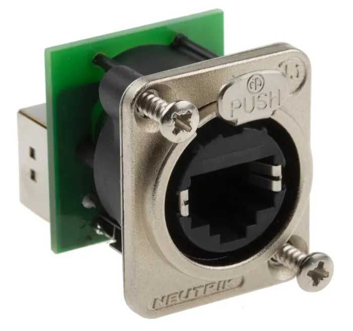 Fichas Neutrik HDMI e USB novas