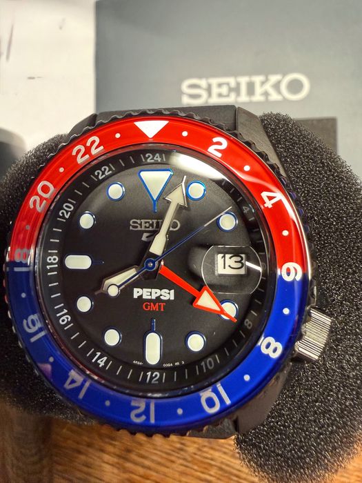 Seiko 5 Sports x Pepsi SKX Series GMT Limited Edition SSK047K1