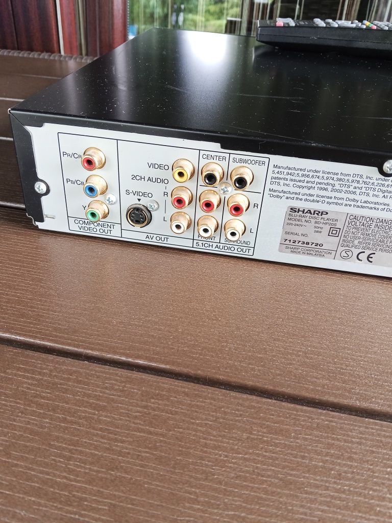 Blu Ray Sharp bd-hp20