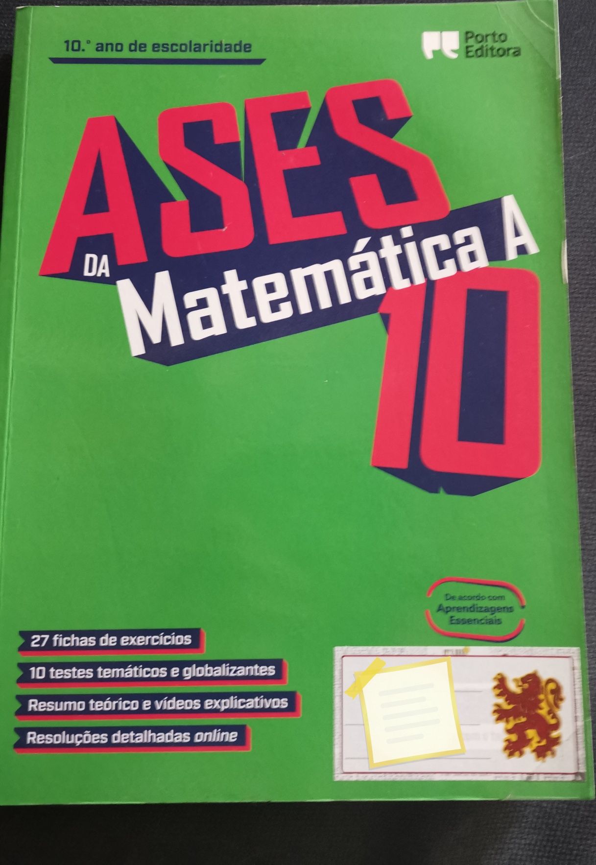 Manual de apoio ao estudo de Matemática A da Porto editora