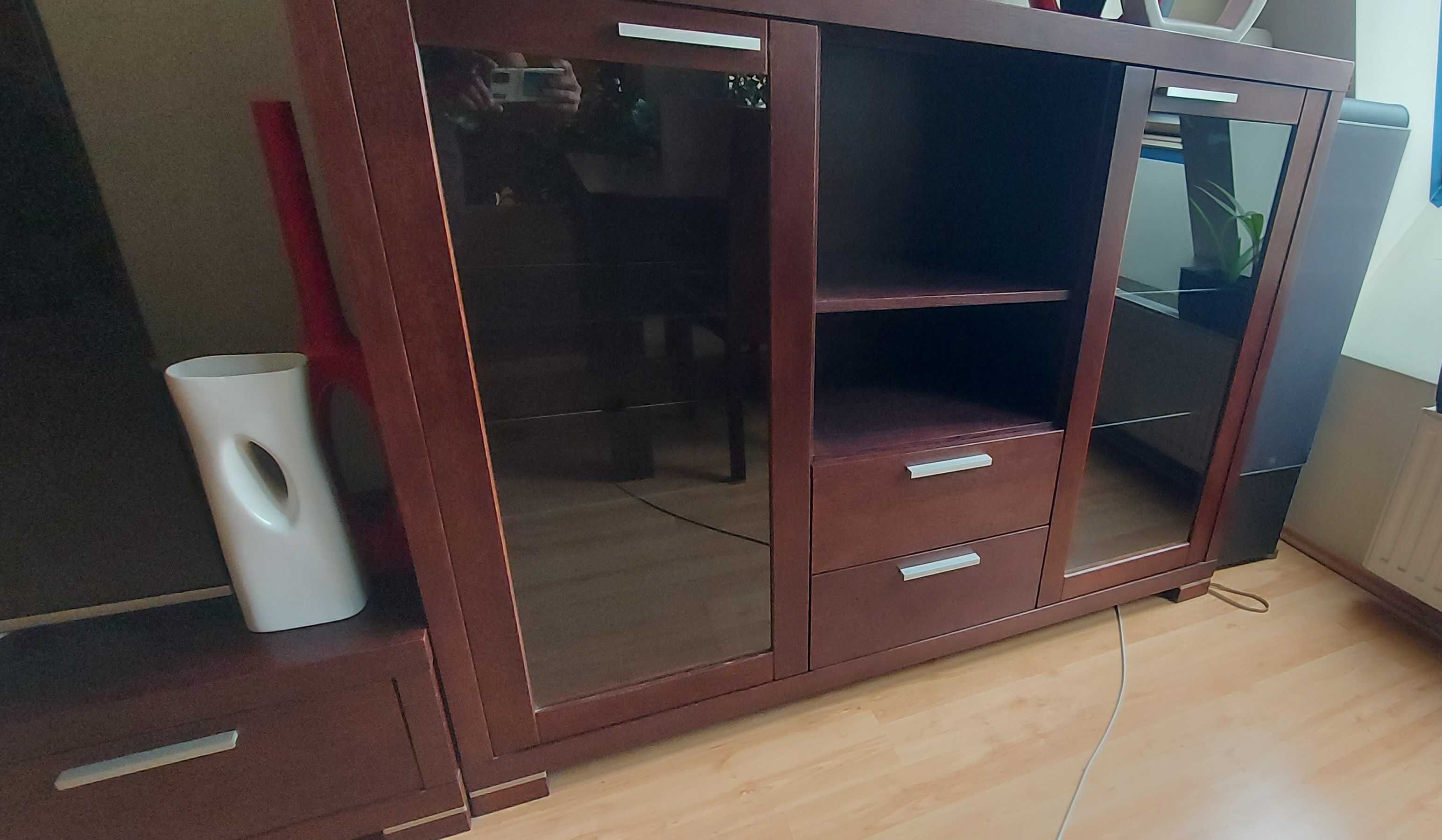 Szafka pod telewizor + witryna