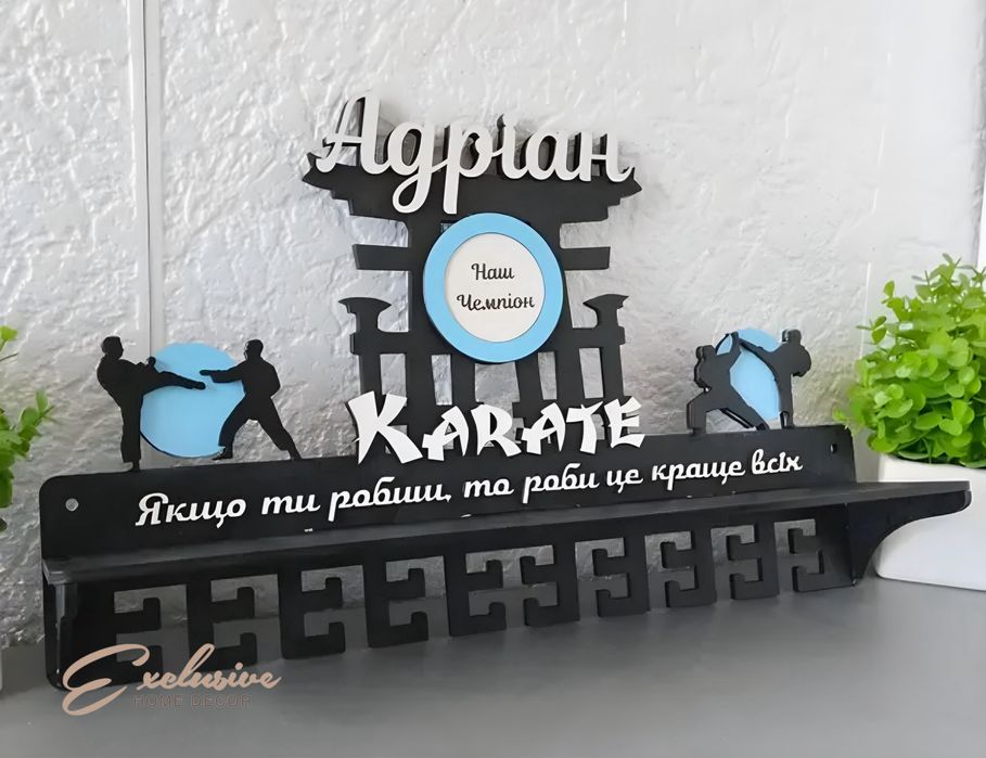 Медальница карате