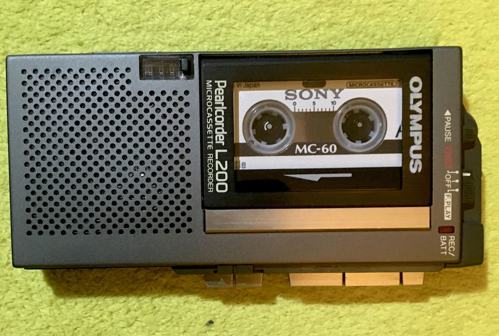 Micro gravador Olympus Pearlcorder L200