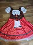 Czerwony kapturek L przebranie bal kostium bawarski oktoberfest 40
