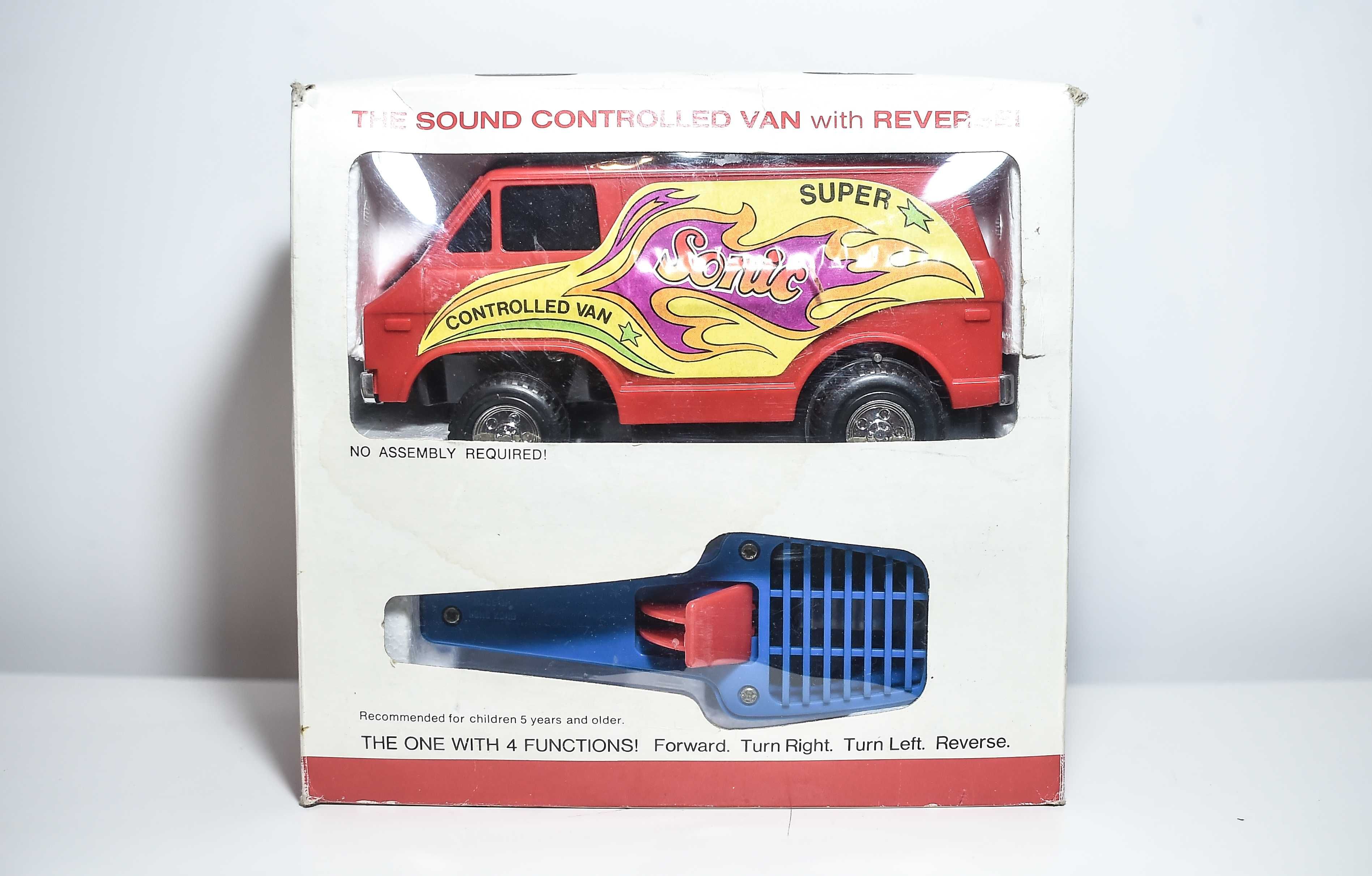 1970’s Plastic Super Sonic Van Radio Controlled Hong Kong Boxed