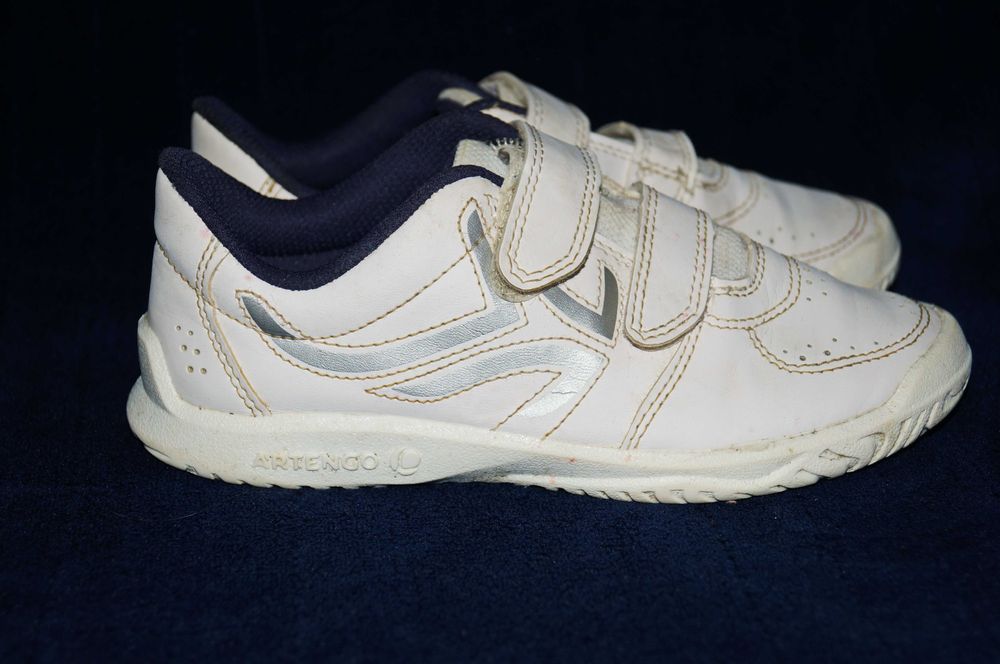 Кроссовки Artengo белые теннисные кроссовки Размер 32, стелька 20,5 см