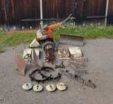 Dzik, traktorek fortschritt, simson, mf 70
