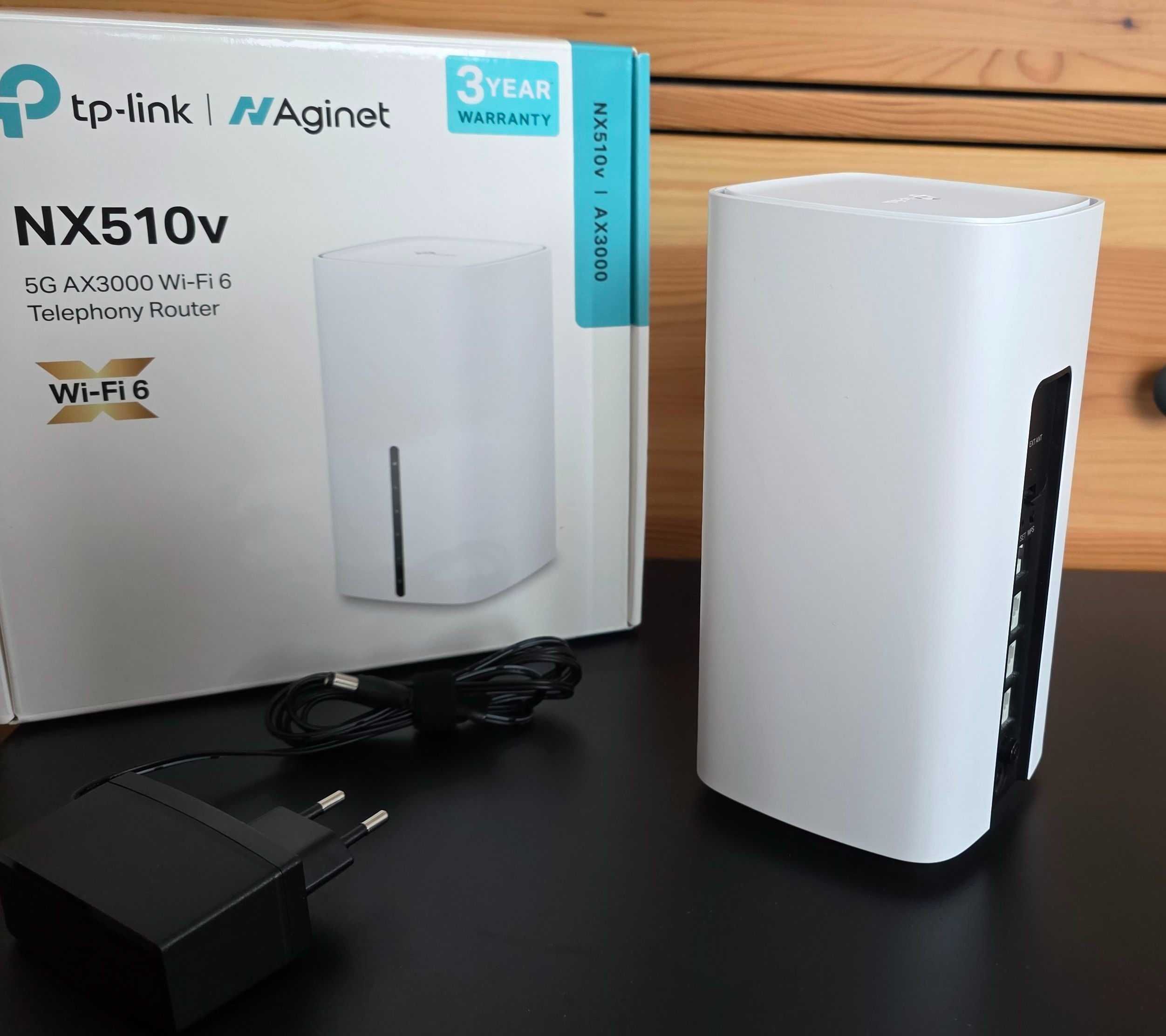 router z modemem 5G TP-Link NX510v AX3000, WiFi 6