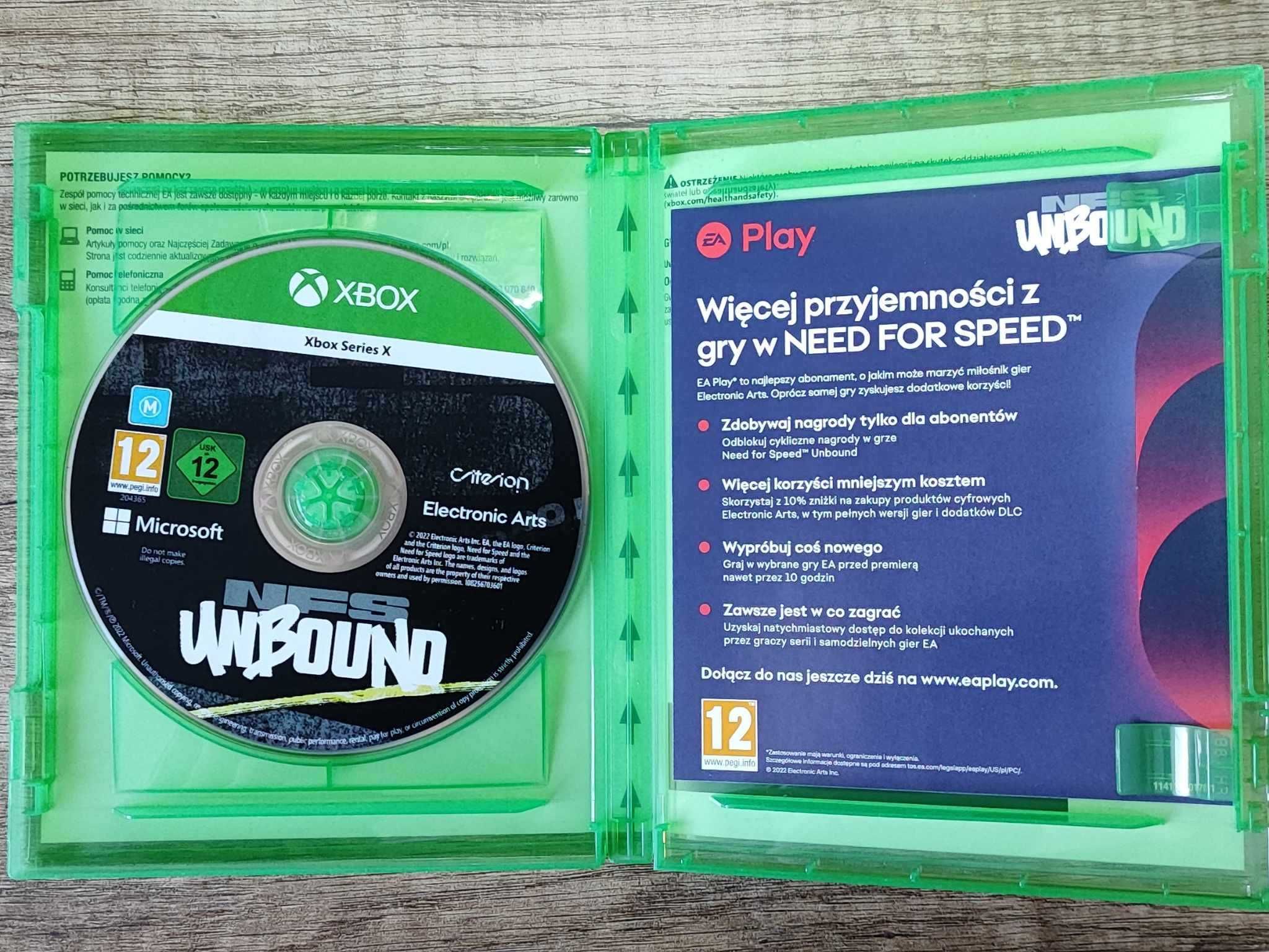 Gra NFS Need for speed Unbound Xbox Series X PL