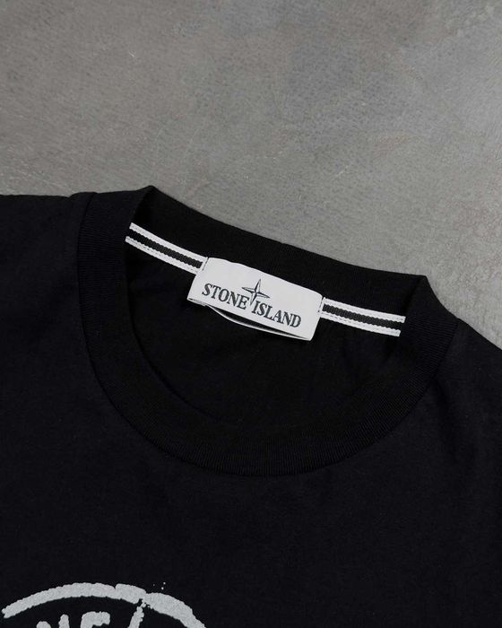 Футболка STONE ISLAND 2RC87 'Reflective One' Print T-shirt Black