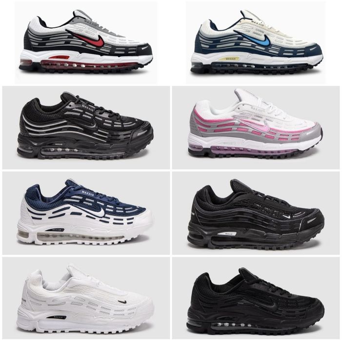 р36-45 Кросівки Nike Air Max TL 2.5 White Silver Black