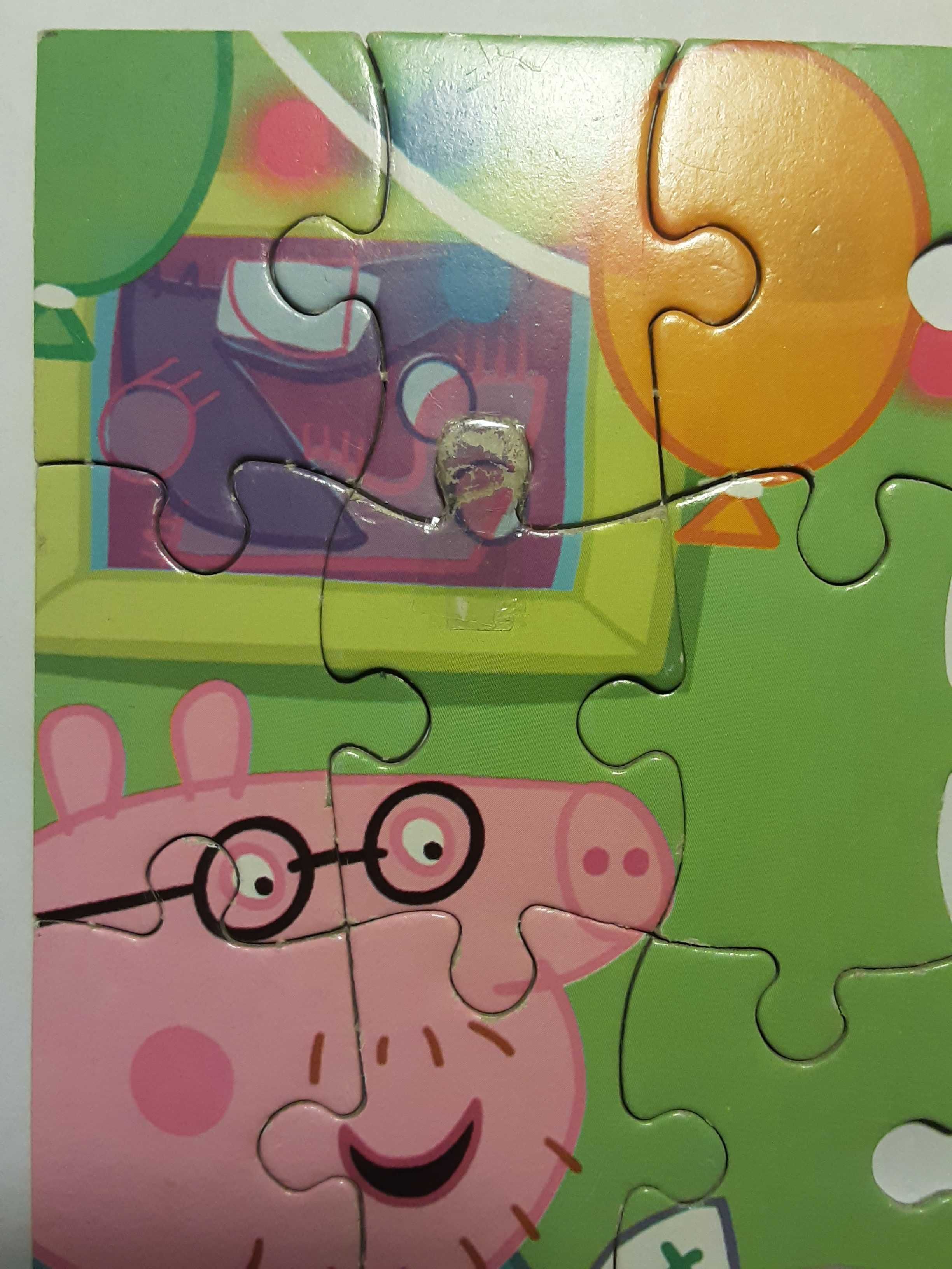 Świnka Peppa puzzle Jumbo 6 w 1