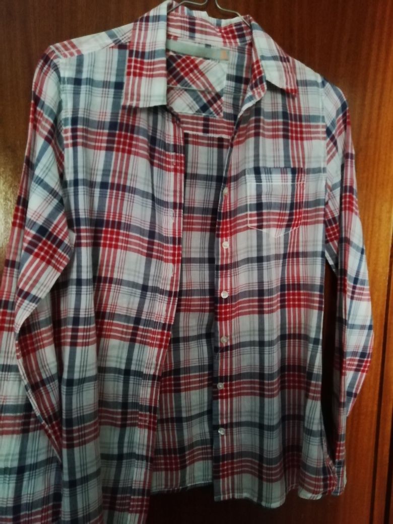 Camisa xadrez, Sfera, nova, tam S