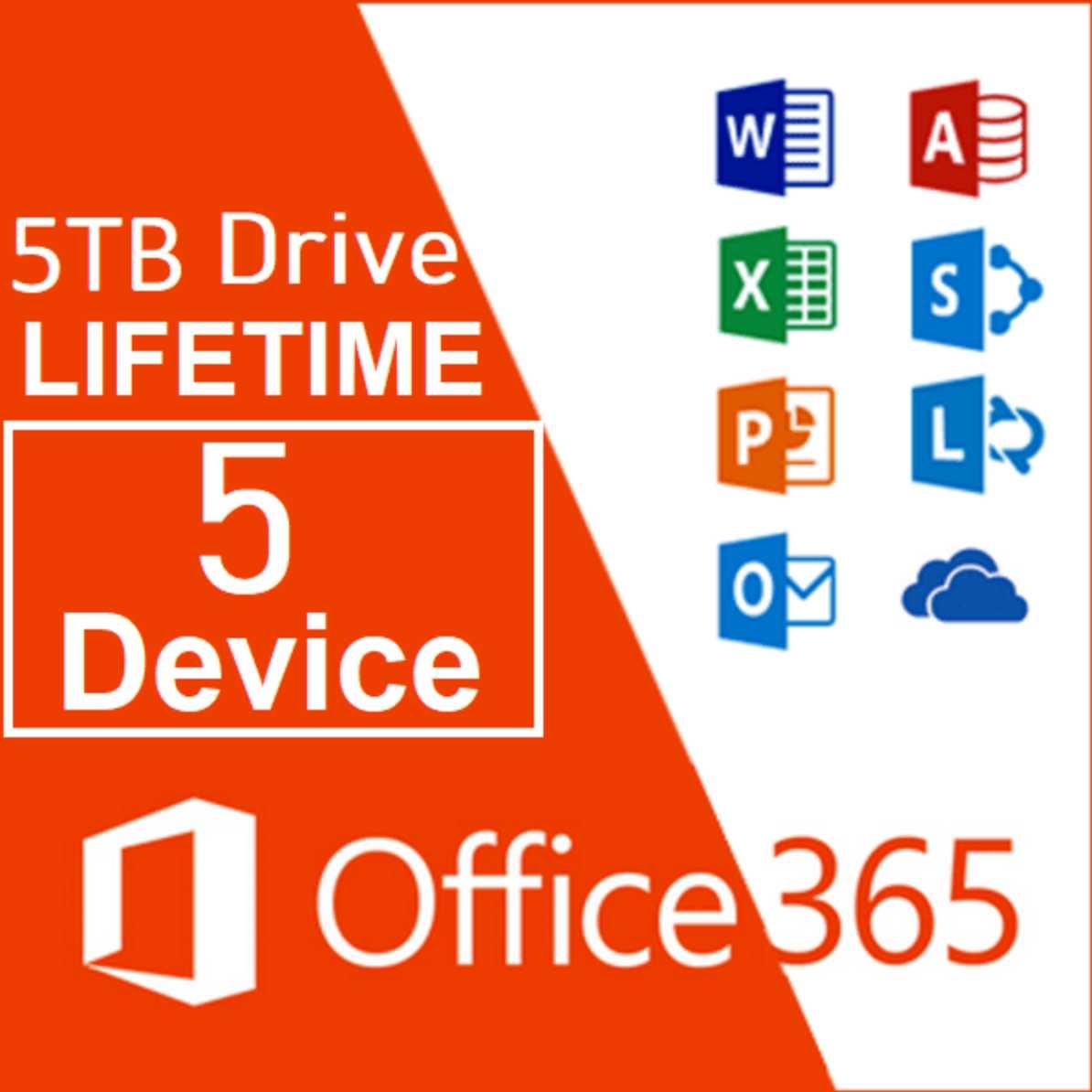 Лицензия Microsoft Office 365 +5TB‼️ PC/MAC Офис 365 - на ОЛХ с 2015г