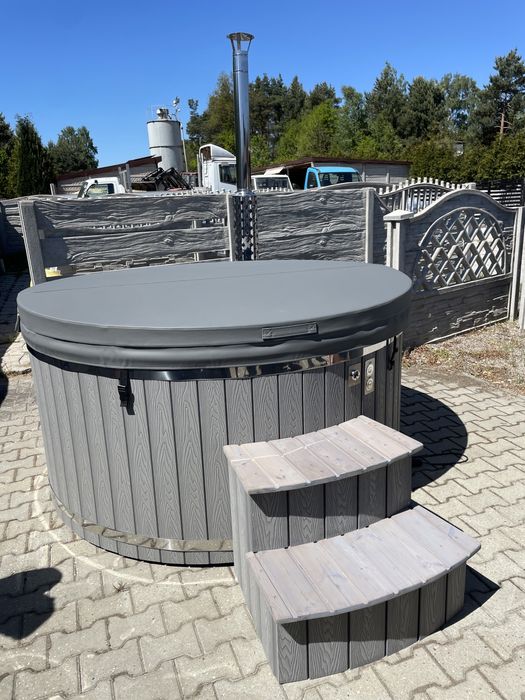 Jacuzzi, hot tuba, ruska beczka, hydro masaz kompozyt, premium.