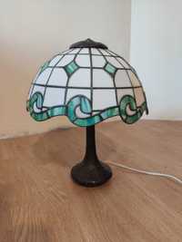 Lampa Tiffany, witrażowa na biurko, duża 40cm !