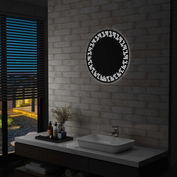 Vidaxl Lustro Łazienkowe Z Led, 60 Cm